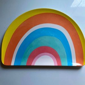 Figural Rainbow 🌈 Plate! BPA Free and Dishwasher safe.